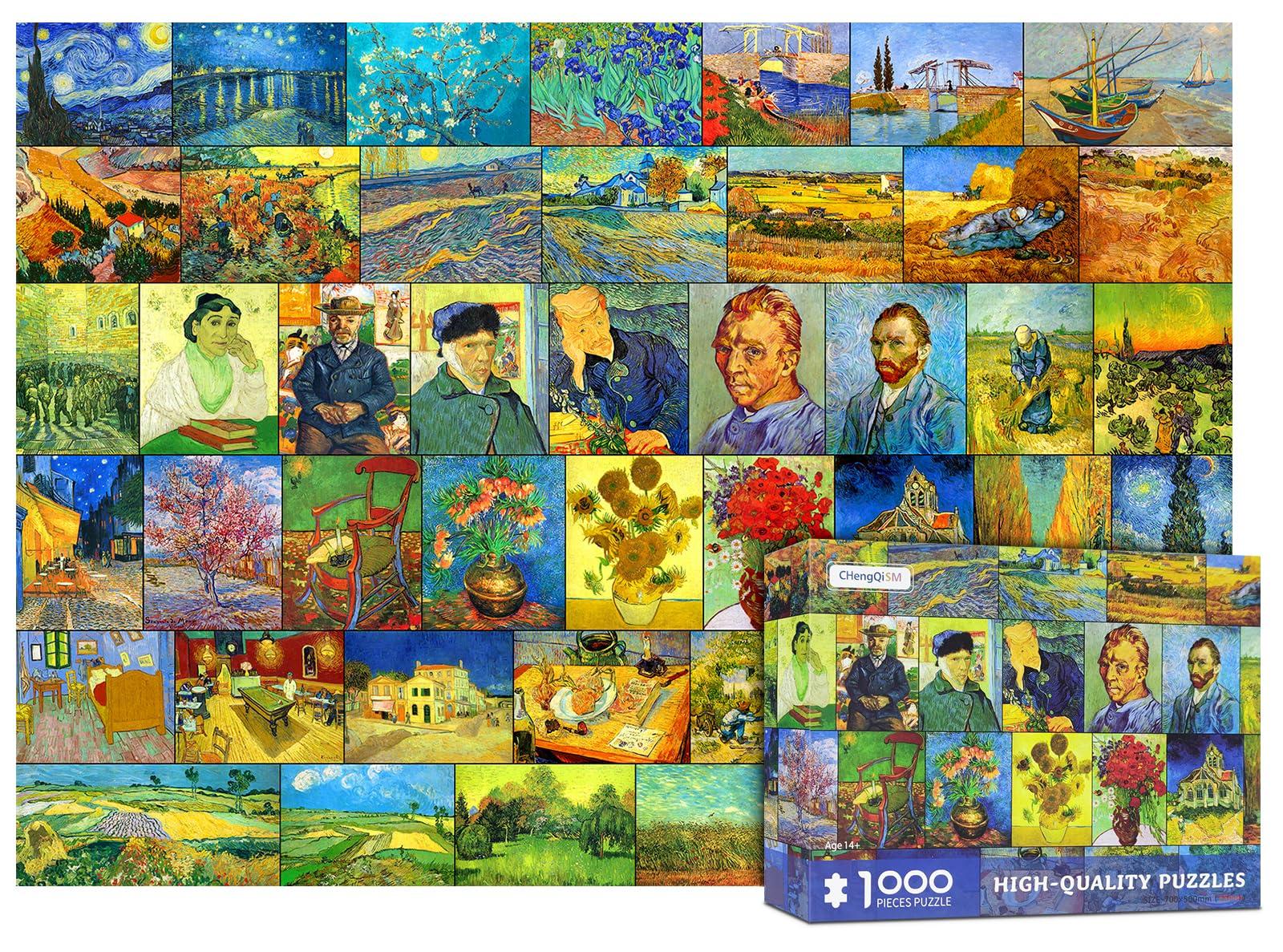 

CHengQiSM Пазл Шедевр Ван Гога Шедевр Ван Гога Стильный интерьер Подарок Пазл из 1000 деталей, Выбор, Пазл, Картины, Природа, Картины,
