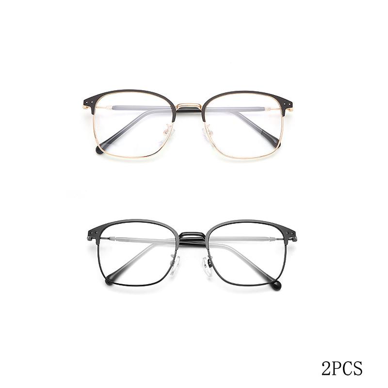 Pochromic Frameless Eyeglasses for Men Fashion Glasses Anti Radiation Eye Sunglasses for Men Korean Glasses Rectangle Compute