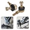 M10 Tie Rod End for ATV 10mm Top & Side Thread Left and Right Hand Tie Rod Ball Joint Compatible with Raptor 700 YFM700R