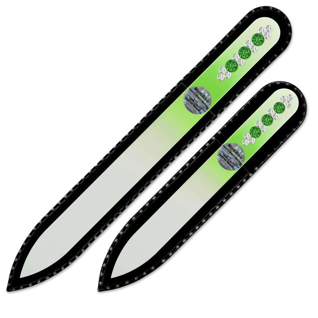 2-piece Set with Hand Decorated Crystal Nail Files ORC-MS