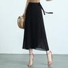 One Piece Skirt New Chiffon Skirt Women's Summer Thin High Waist Skirt