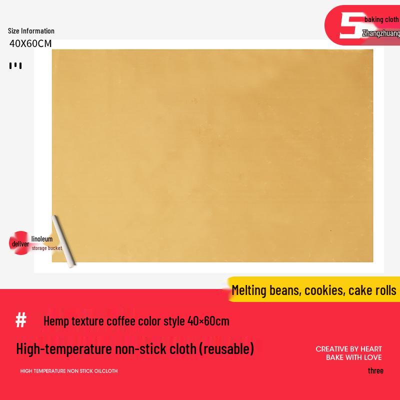 Non-Stick, Reusable, High-Temperature Baking Paper for Cakes, Household & Commercial Use