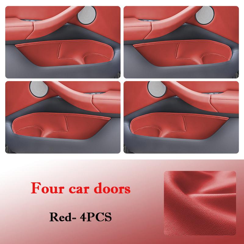 

For BMW X3 iX3 2018 - 2026 Car Door Slot Storage Box Leather Protective Pad Cover Glove Box Storage Barrel Interior Accessories For iX3 2022-2024
