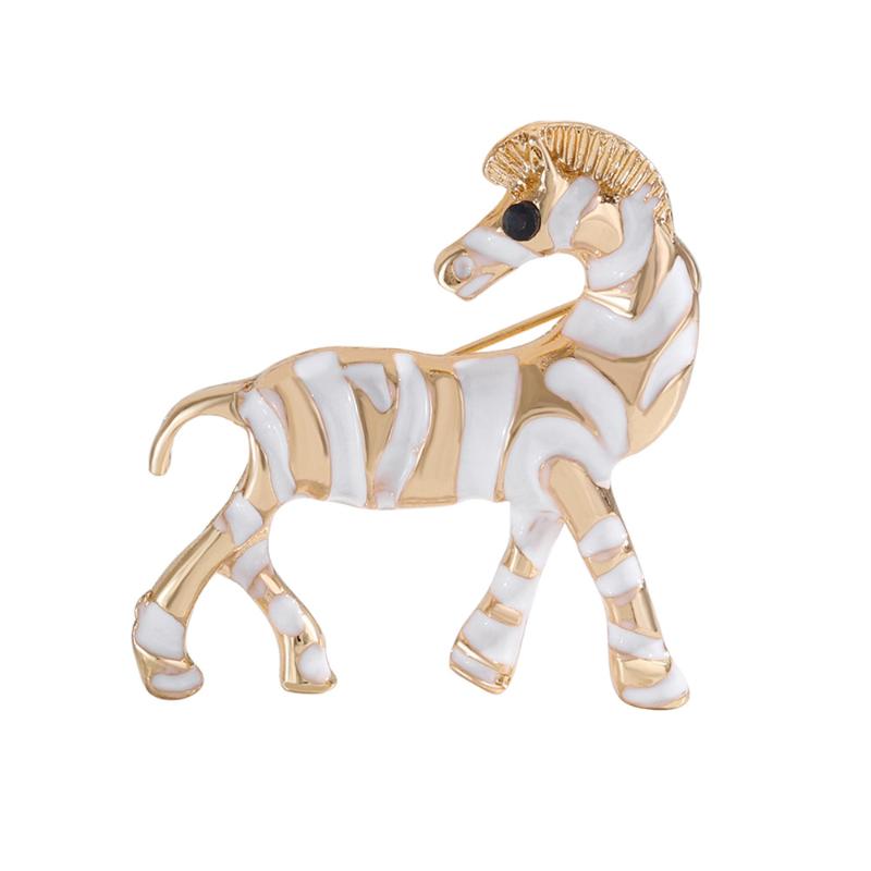 Luxury Vintage Horse Brooches For Women Men  Year Of The Horse Animal Party Office Brooch Pin Jewelry Accessories