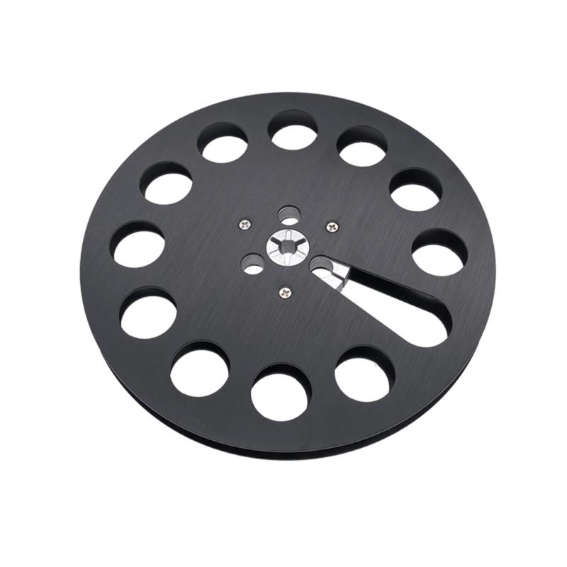 7Inches Magnetic Tape Spool Aluminum Tape Reel with 12 Holes Open Reel Audio Aluminum Takeup- Reel 7'' Multi-Color
