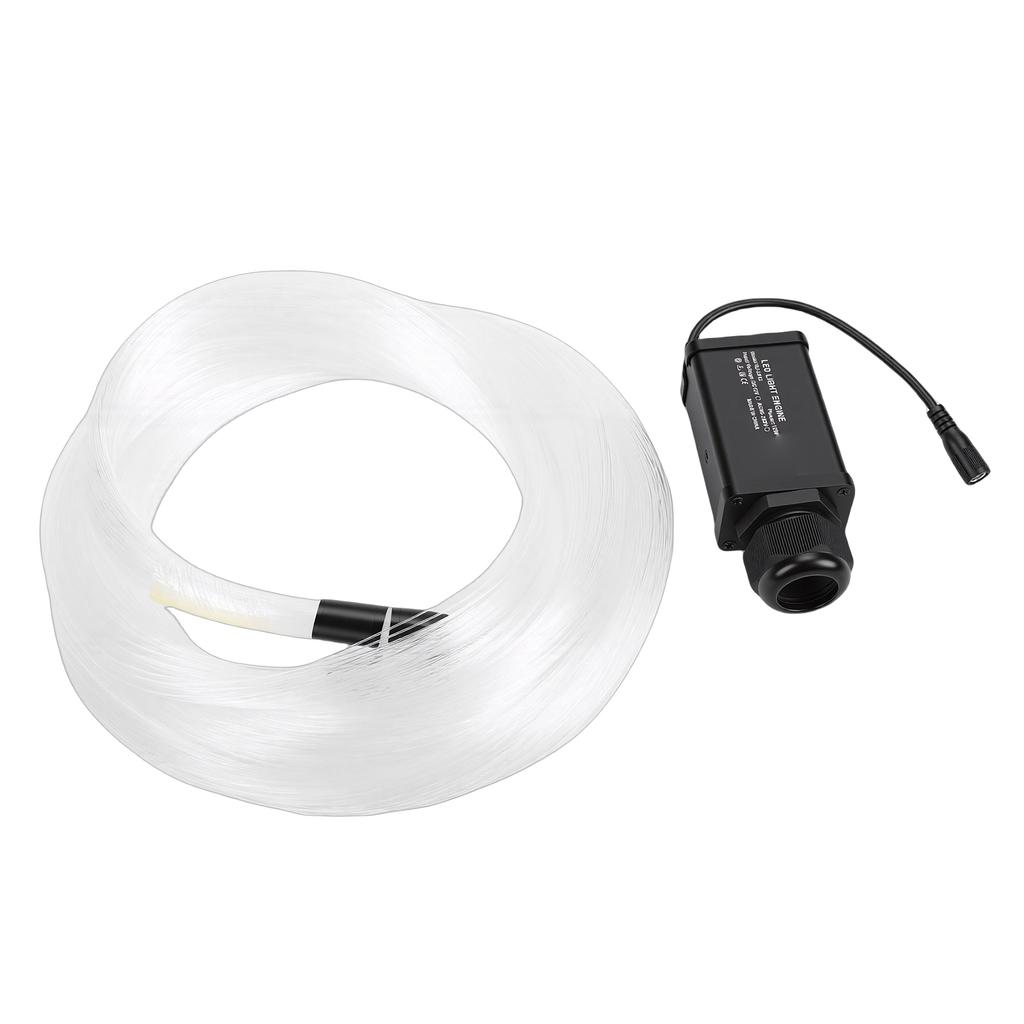 Fiber Optic Star Ceiling Light 12W Bluetooth App Control Sound Activated RGBW Fiber Optic Light for Car Home EU Plug