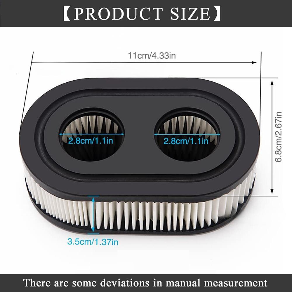 Air Filter, 593260 798452 Lawn Mower Air Filter Replacement for Briggs and Stratton 4247 5432 5432K 09P000 550E 550EX