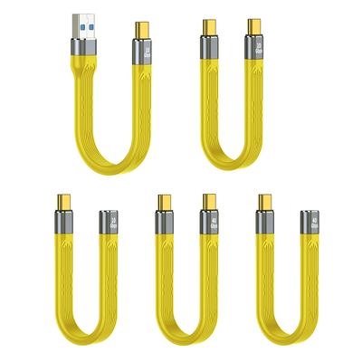 5A Fast Charging Short Cable PD 100W USB C To Type C Cable 40Gbps Data Cable Thunderbolt 3 4K@60Hz Cable For Laptop Cellphone