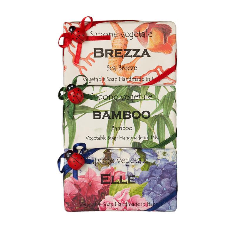 

ALCHIMIA Italian Natural Scented Handmade Soap 3-Pack Gift Set