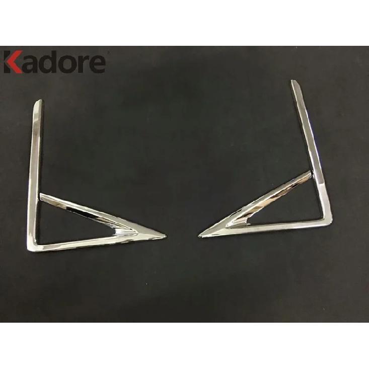 Front Fog Light Lamp Cover Trim For Toyota Noah Voxy Hybrid V facelift 2017- Chrome Car Foglight Bezel Trims Accessories