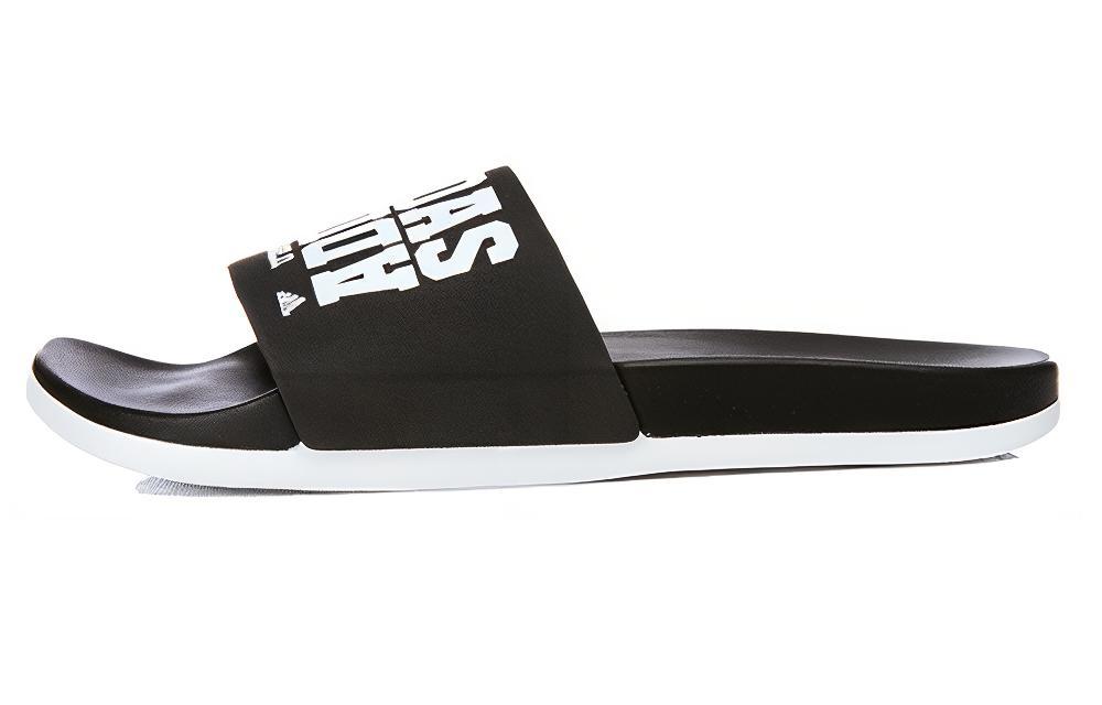 Adidas Adilette Cloudfoam Plus Slippers Women s Black White by2615 38