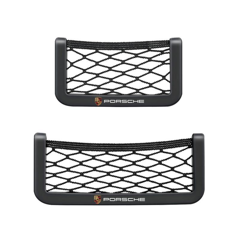 Organizér do auta Úložná taška Auto Samolepicí Síťová kapsa Držák na telefon Autopříslušenství Pro Porsche Boxster Cayenne Panamera Macan Cayman 911 918 996 917 991