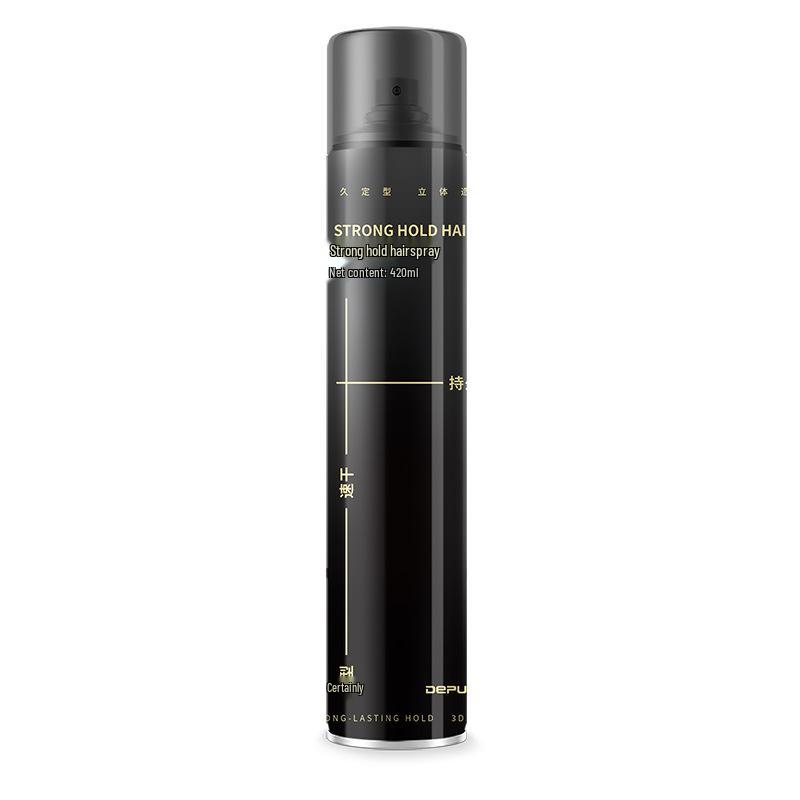 De Pu Men's Black Gold Hairspray: Natural Dry Glue for Long-Lasting Style