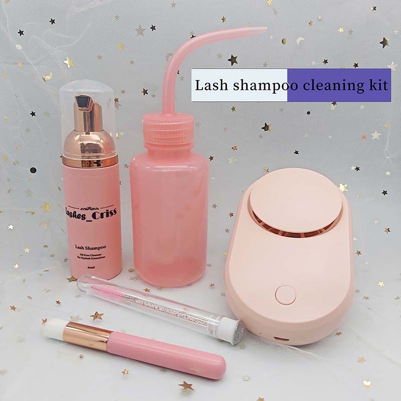 Lash Shampoo 60ml with Brush Eyelash Cleanser Foam Ready To Ship Lash Wash for Extensions Salon & Home Use Bulk