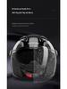 3C Certified Unisex Full Face Motorcycle Helmet - All-Season, Windproof, Sun Protection