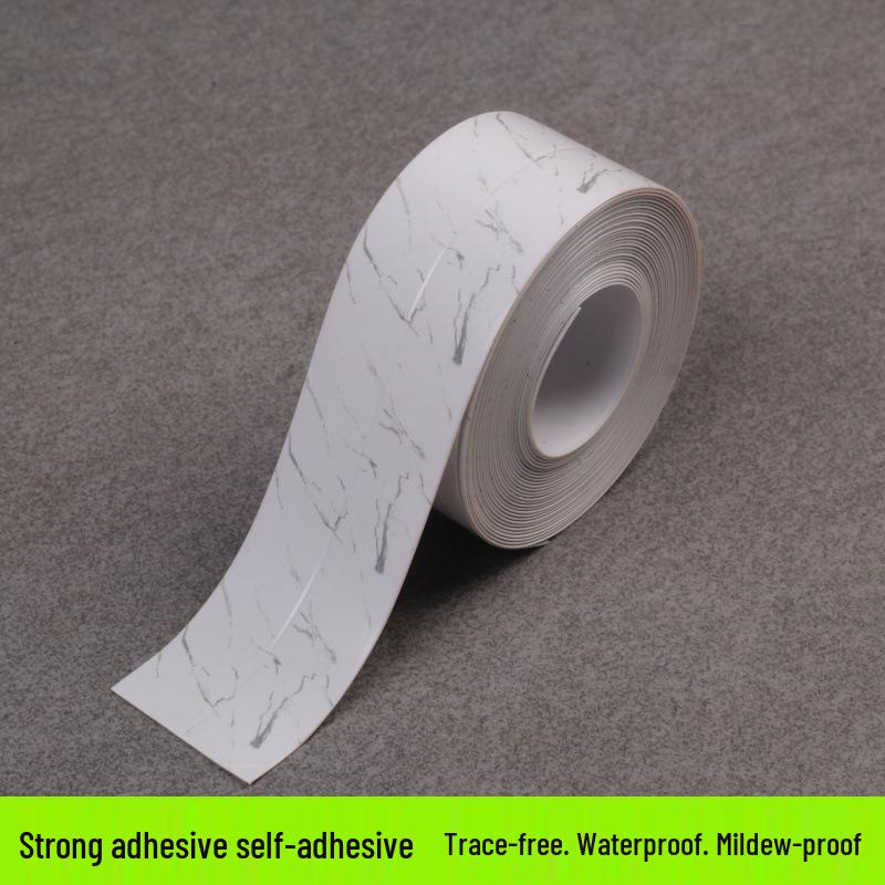 Waterproof Anti-Mold Stickers: Bathroom, Kitchen, Sink, Stovetop, and Toilet Self-Adhesive Grout and Oil-Proof Tape.