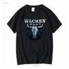 Wacken T Shirt Vintage Band Tee Rock Y2k Size XXLARGE Vintage Washed Homme Casual Stretched Slightly Breathable Fashion Stylish