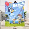 Beach Friends Adventure Personalized Name Blanket Multi-purpose Personalized Blanket Soft & Cozy Throw For Sofa Couch Office Chair Nap All-Season Use