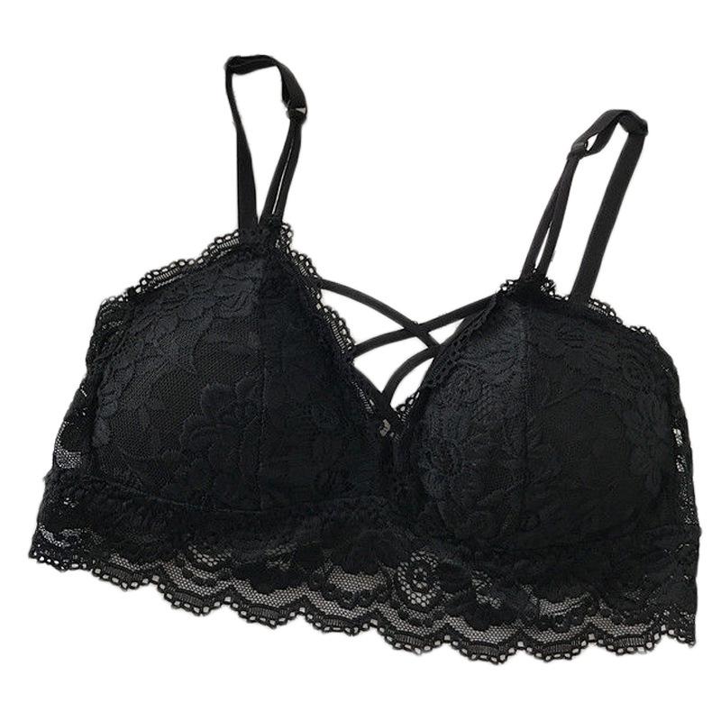 Korean Lace Front Strapless Tube Top Bra - Sexy, Wireless, and Supportive for Students