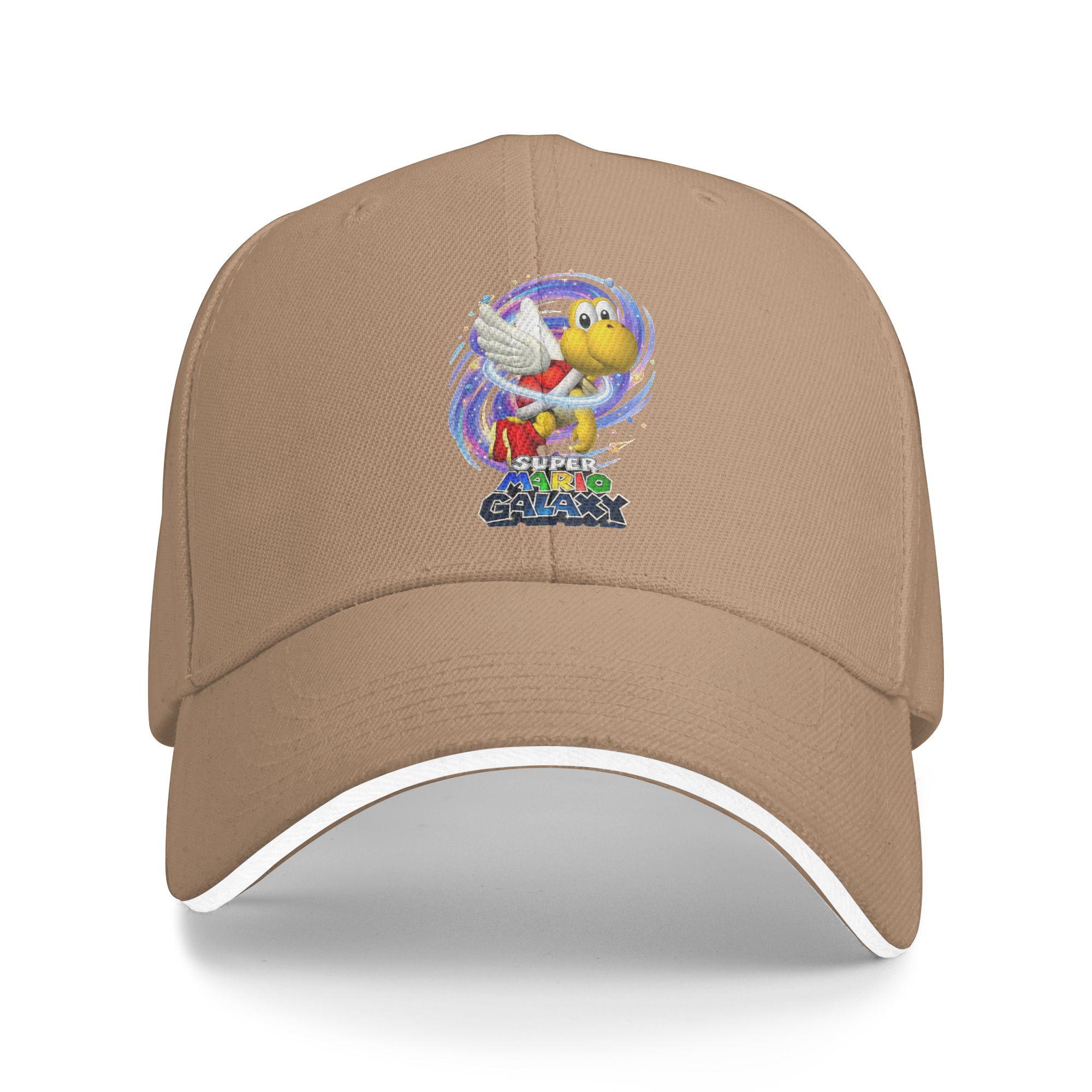 

Galaxy Movie Marios Para Koopa Baseball Cap Casual Sandwich Cap Unisex Adjustable Dad Hat Outdoor One Size хаки
