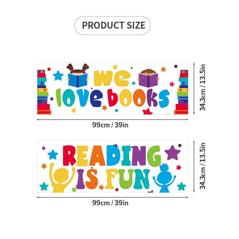 Welcome Back To School Banner Large Fabric Teacher Banner for Back To School Party Office Classroom Decor