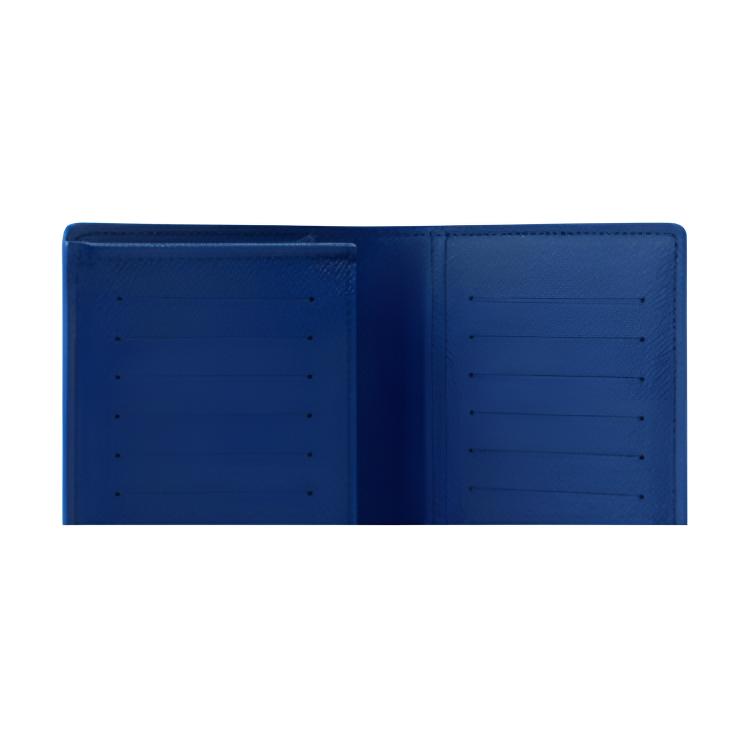Louis Vuitton X Nigo Brazza Monogram Coated Canvas Wallet Men Wallet Blue M25985