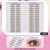 30Rows Idol Clusters Lashes Glue Eyelashes Book Manga Eyelash Clusters Diy Lashes Makeup Natural Anime Lashes Eyelash