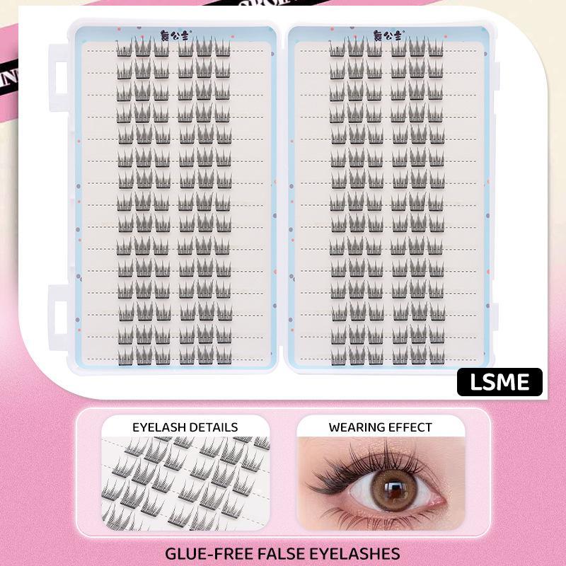 30Rows Idol Clusters Lashes Glue Eyelashes Book Manga Eyelash Clusters Diy Lashes Makeup Natural Anime Lashes Eyelash