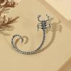 Punk Animal Scorpio Cuff Earrings For Women With Black Plated Jewelry Alloy