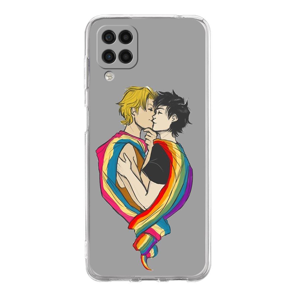 Husă de Telefon Curcubeu LGBT Gay Pentru Samsung Galaxy A51 A71 A21S A12 A11 A31 A41 A03S A13 A33 A73 A53 A52 A32 5G A23 Husă Moale Transparentă