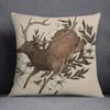 Forest Animal Series Decorative Pattern Pillowcase Living Room Sofa Bedroom Home Decoration Pillowcase Car Decoration Cushion