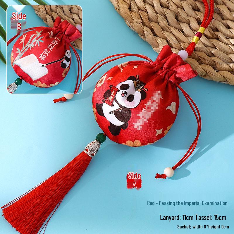 Подвеска-кошелек  Панда  - Культурный и креативный китайский стиль, Идеальный подарок-талисман на Праздник драконьих лодок