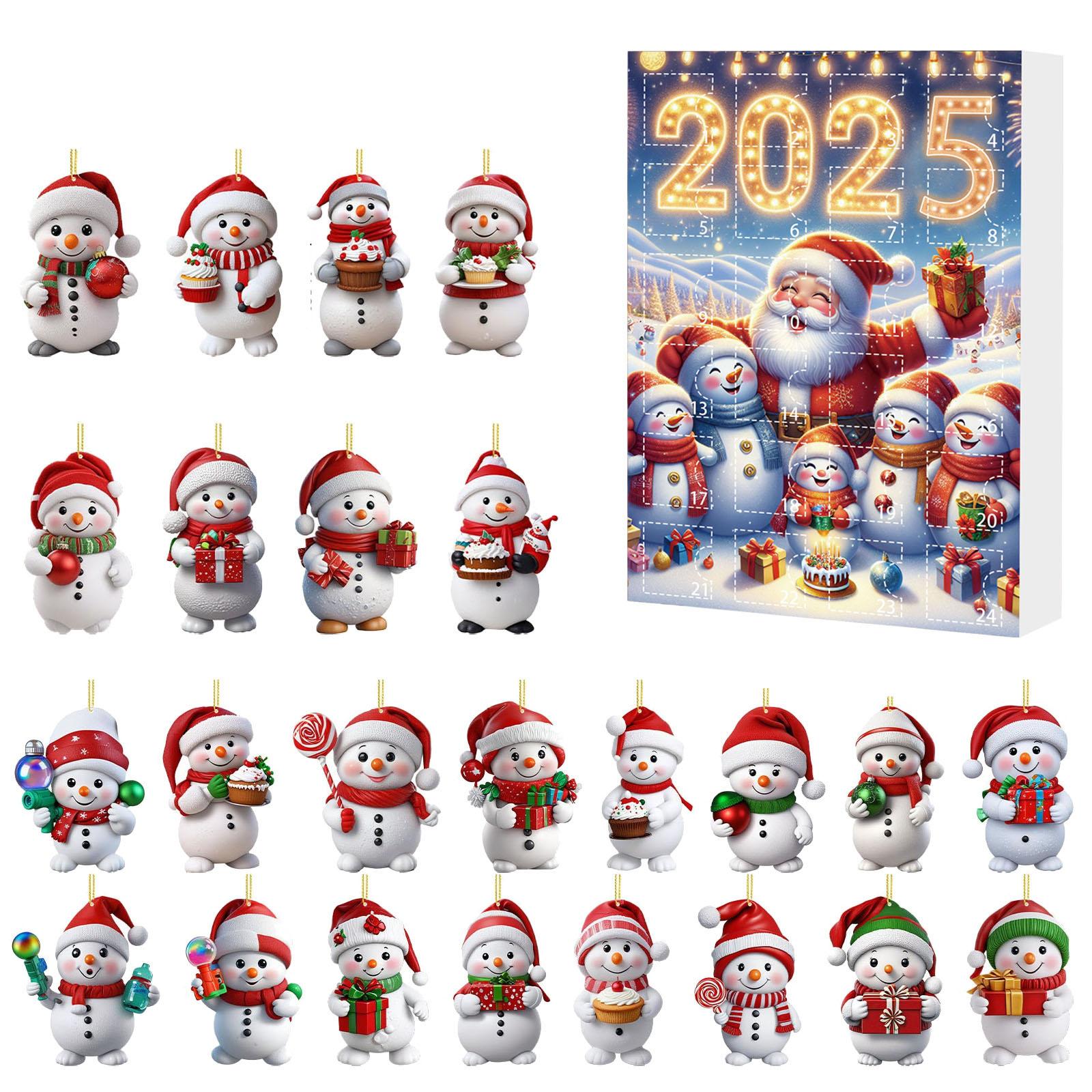 

Christmas Tree Decorations Multi-Purpose Hanging Snowman Ornaments Mini Xmas Tree Snowman Pendant for Kids Toddlers Xmas Gifts