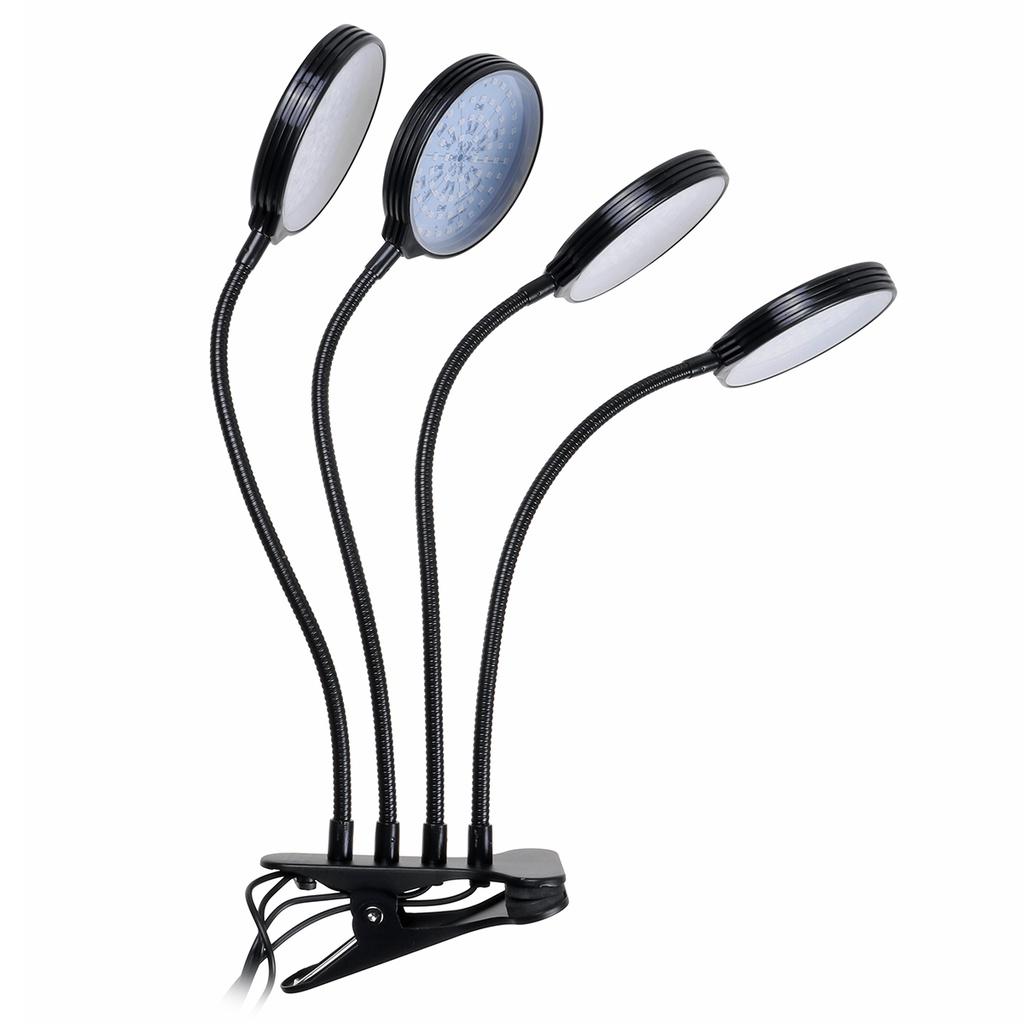 

USB-зажим 2/3/4 головки светодиодный красный синий светильник для выращивания комнатных растений с синхронизацией полного спектра фитолампа для выращивания фруктов и овощей four lamps