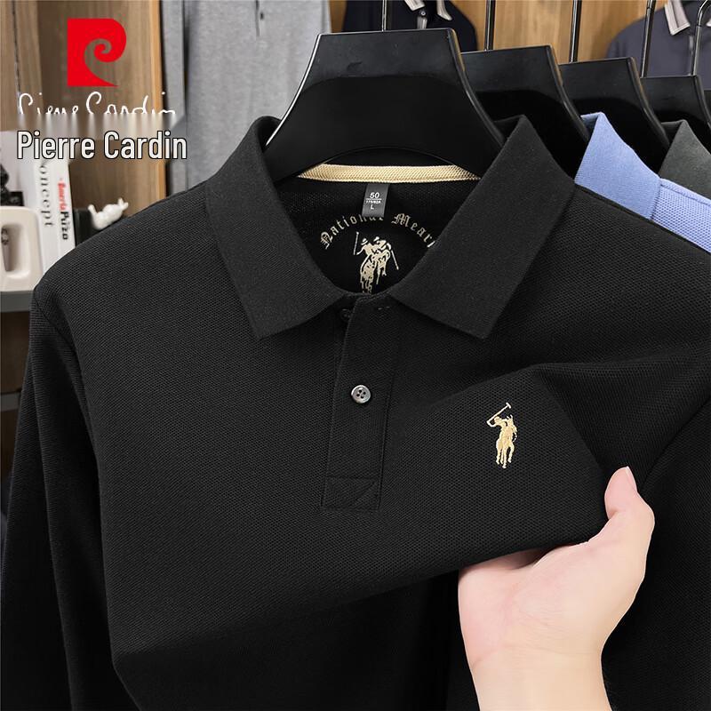 Pierre Cardin Men's Long Sleeve Polo T-Shirt