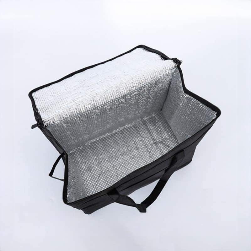 Grand Sac Isotherme Anti-fuite pour Livraison de Nourriture Sac Glacière Thermique Portable Réutilisable pour Restauration à Emporter Épicerie Pique-nique Voyages