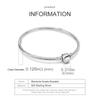 Bracciale a Catena Maglia Me Autentico Argento 925 Bracciale a Catena Serpente Adatto per Charms Originali Brand Europei Gioielli Fai da Te Regalo