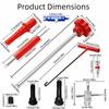 Sturdy Construction Tire Valve Core Tools T-Hook Design Quick Change Tool  Tire Valve Service