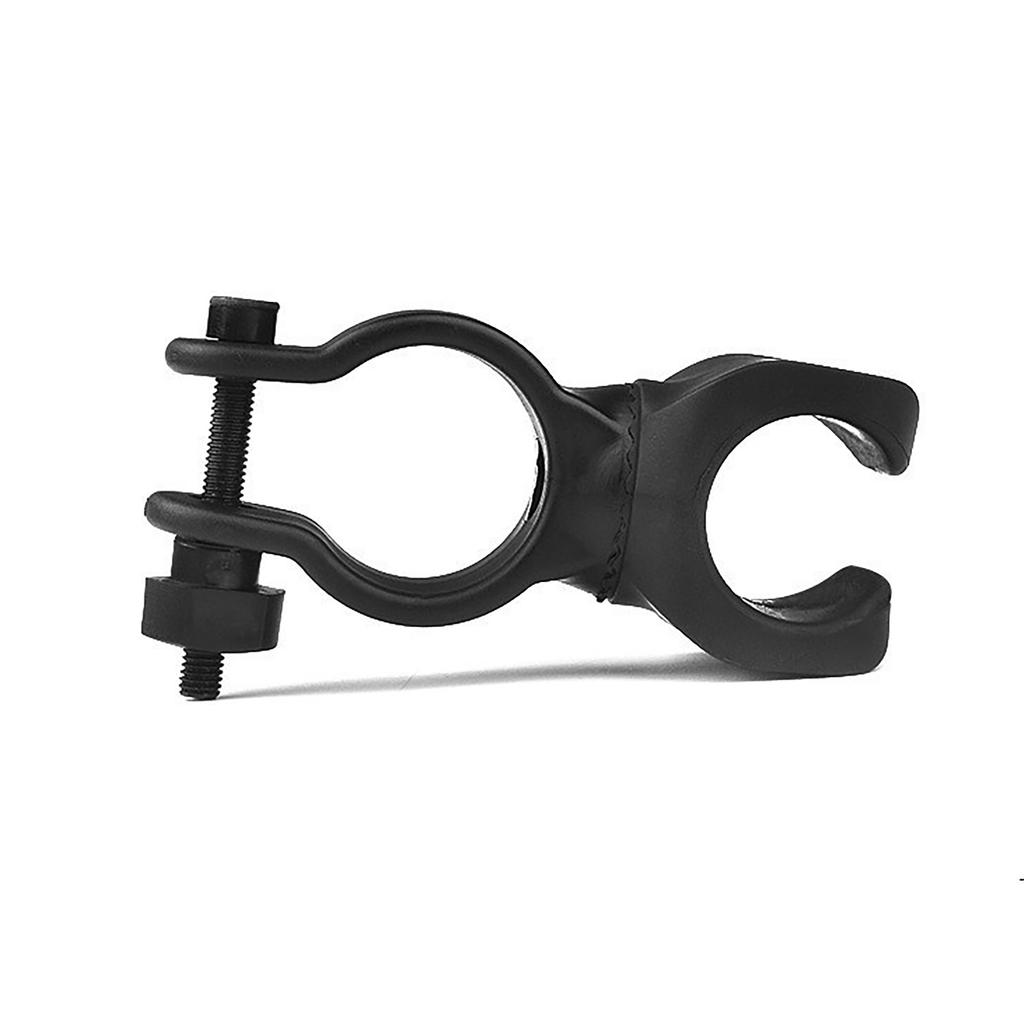 Bike Flashlight Mount 360 Degree Rotation Stable Improve Riding Safety Handlebar Light Holder for Night Cycling