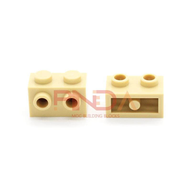 50Pcs Moc 11211 1X2 With Studs On Side Building Blocks Bricks Creative Creative Toys Gifts Developmental Toys