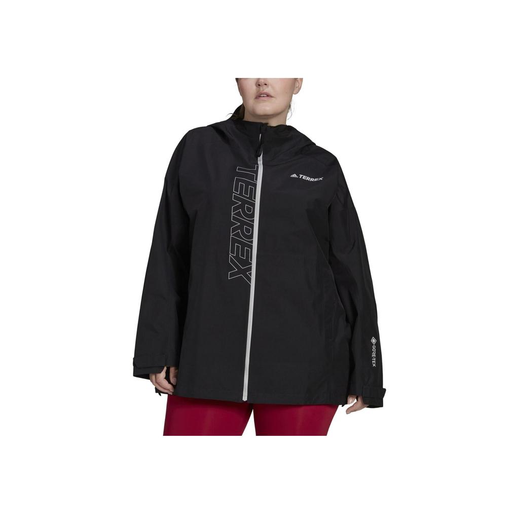 Adidas Terrex GORE-TEX Paclite Fashion Comfortable Versatile Hooded Jacket Women Jacket Black HF8719