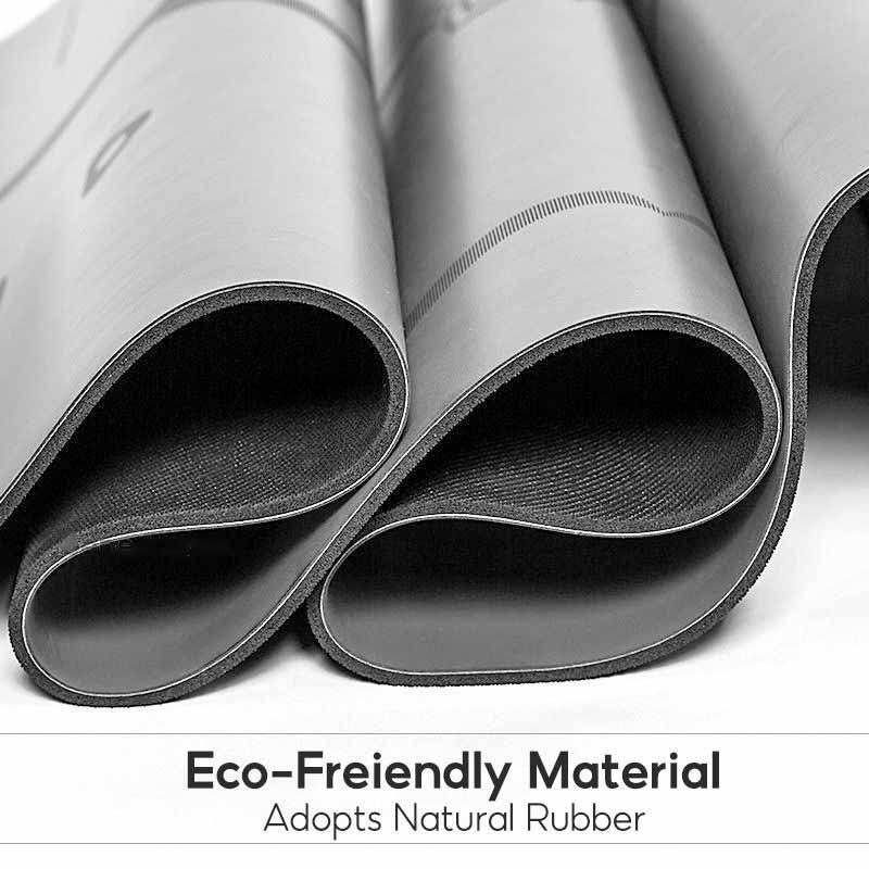 Natural Rubber Yoga Mat Professional Indoor Exercise Non Slip Yoga Mat Guide Line Position Line Fitness Supplies