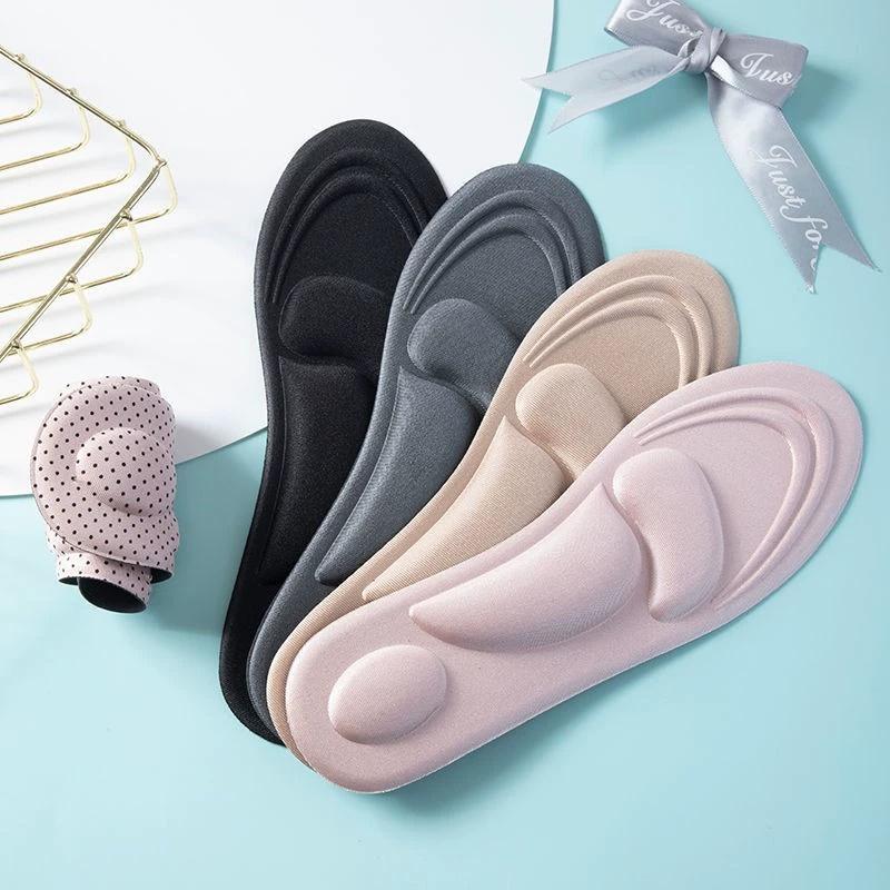 4D Memory Foam Orthopedic Insoles Foot Care Arch Support Pads for Women Men Flat Feet Daily Walking Standing Jobs