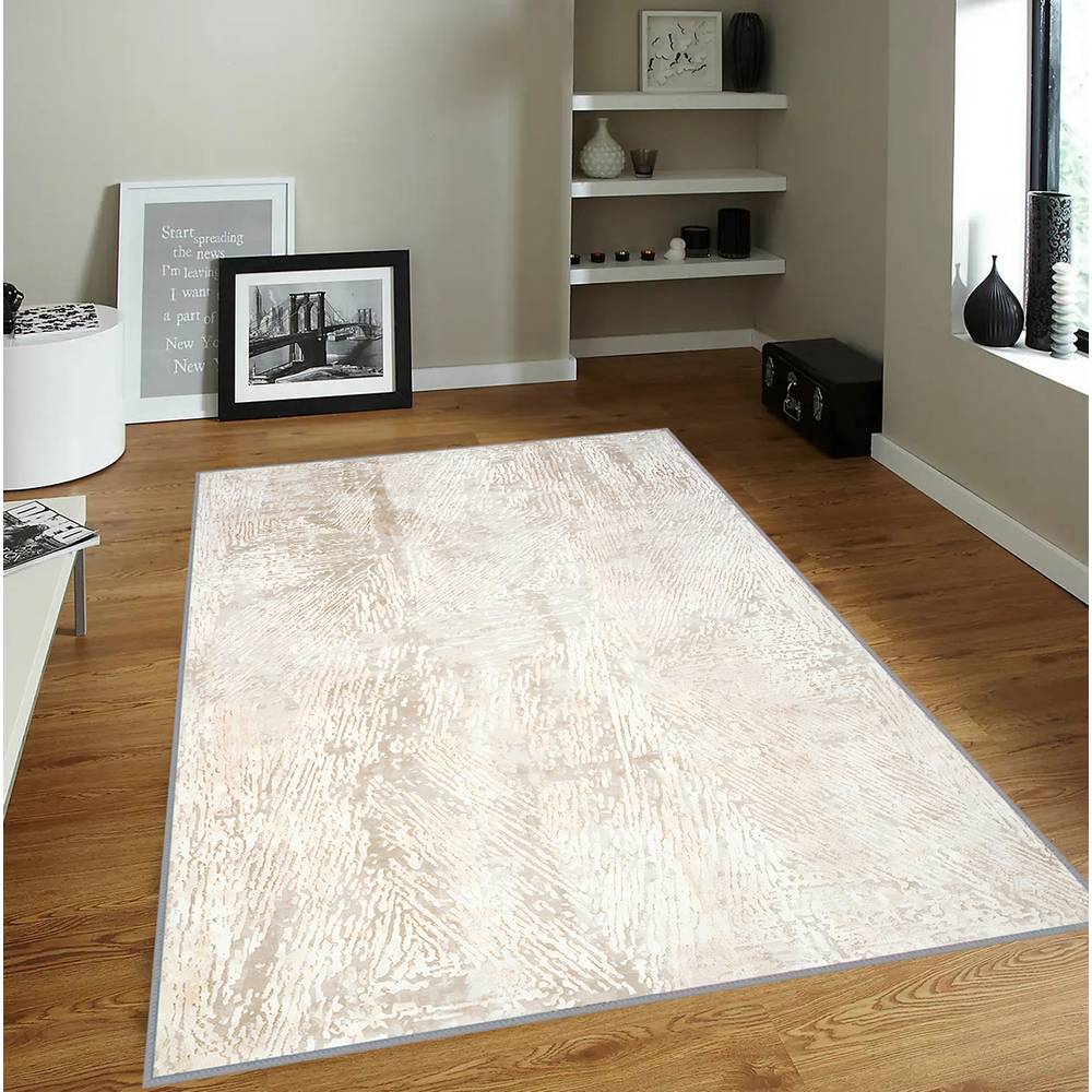 

Rovigo Home Моющийся ковер с набивным рисунком RVG1823 50x80 бежевый