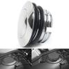 Motorcycle Left Hand Thread Fuel Tank Gas Cap Cover For 1982-2017 Harley Davidson Touring Sportster Dyna Softail