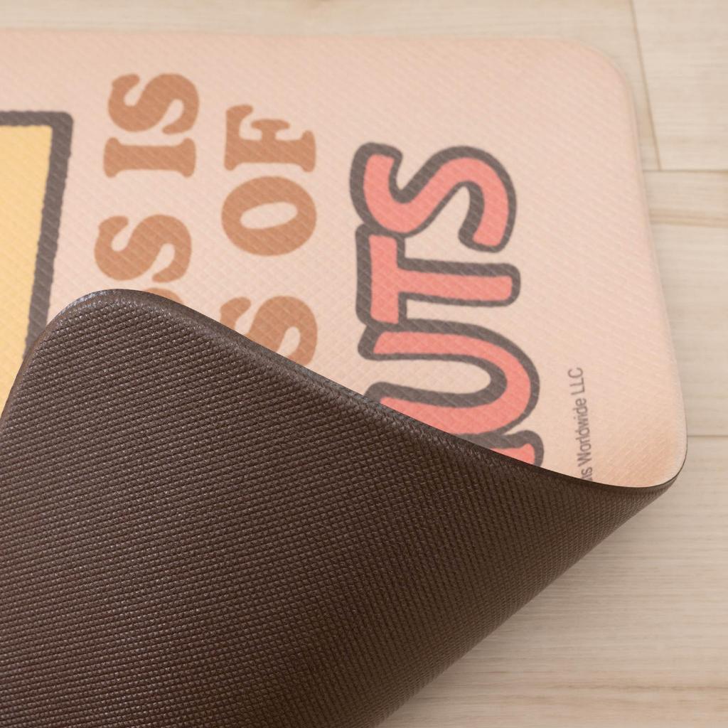 Senko Snoopy PVC Kitchen Past 45 x Character Snoopy 75th 50085 Mat, Snoopy, Approx. 180cm, Beige, Anniversary,