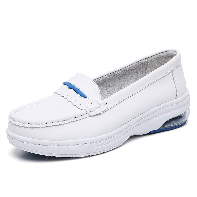 Women s Breathable Non-Slip Nurse Shoes - Soft Sole, Cushioned, Thick Sole, Hollow Design for Comfort 38