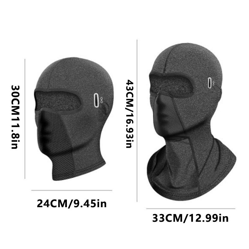 Outdoor Winter Running Cycling Warm Helmet Liner Cap Ski Pullover Cap Balaclava Velvet Bike Full Face Cover Headwear Climbing