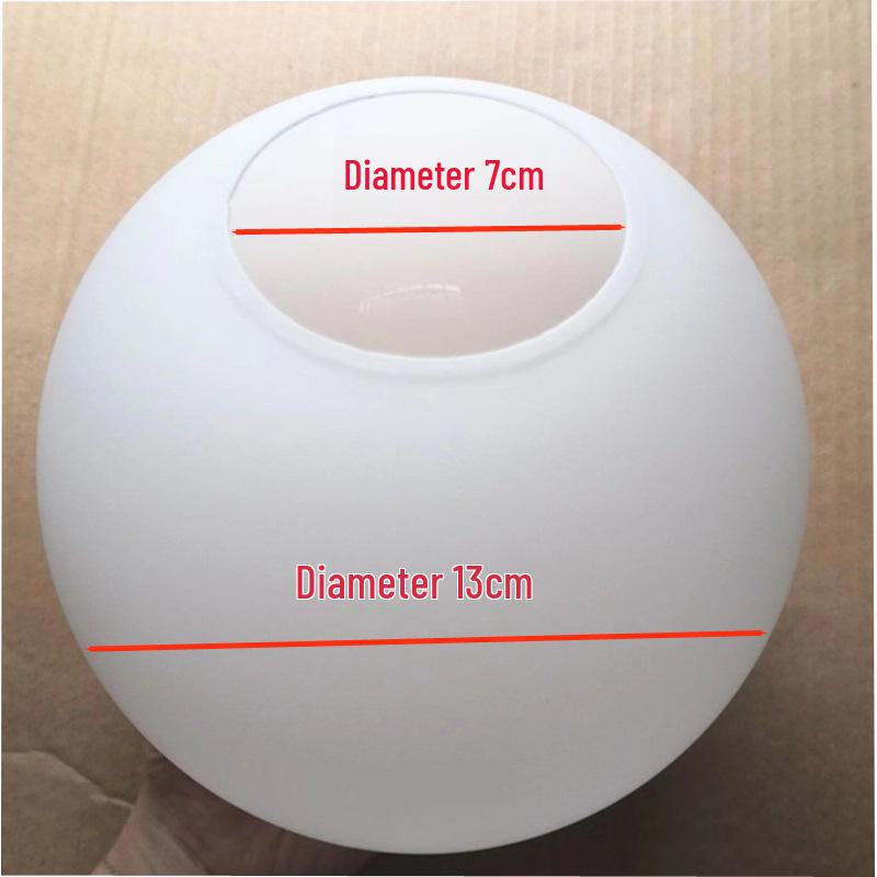 Magic Bean Milky White Glass Ceiling Lamp Shade for Restaurants and Living Rooms Chandelier