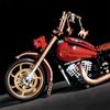 Retro Harleyed Racing Motorrad Bausteine Modell Geschwindigkeit Vintage Motorrad Ziegel Spielzeug Geschenk für Erwachsene Kinder
